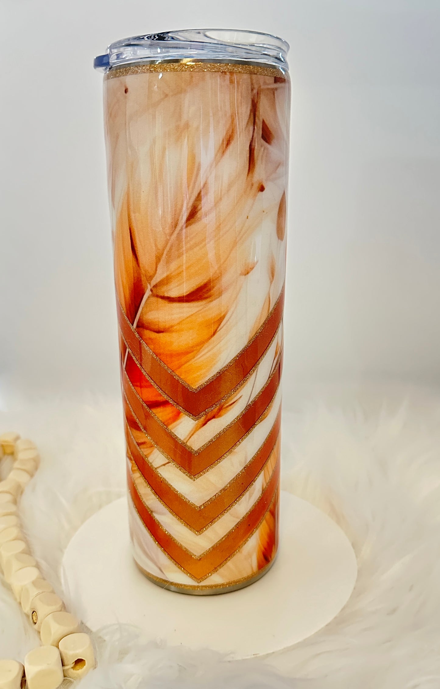 Feathers 30 Ounce Tumbler * Ready to Ship Immediately * Free Shipping *