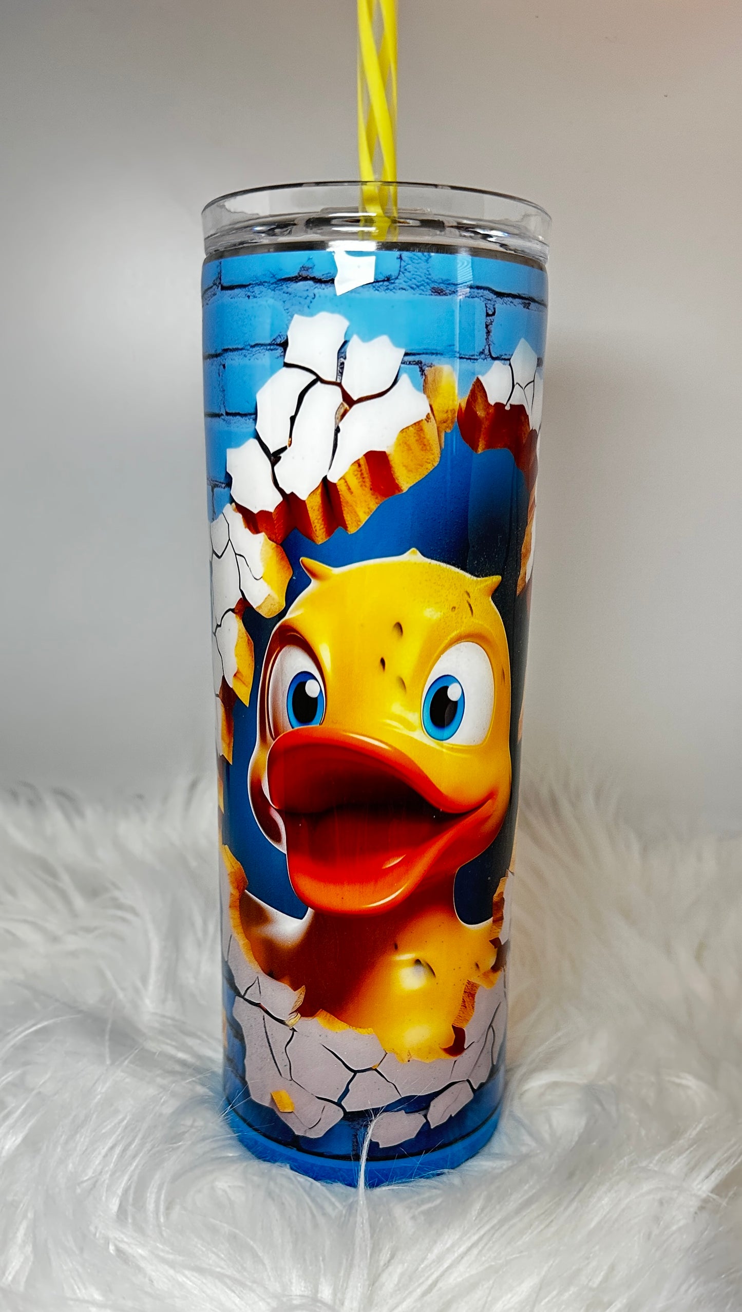 Duck Tumbler with 3d Bubble Topper, What the Duck Tumbler – Wild