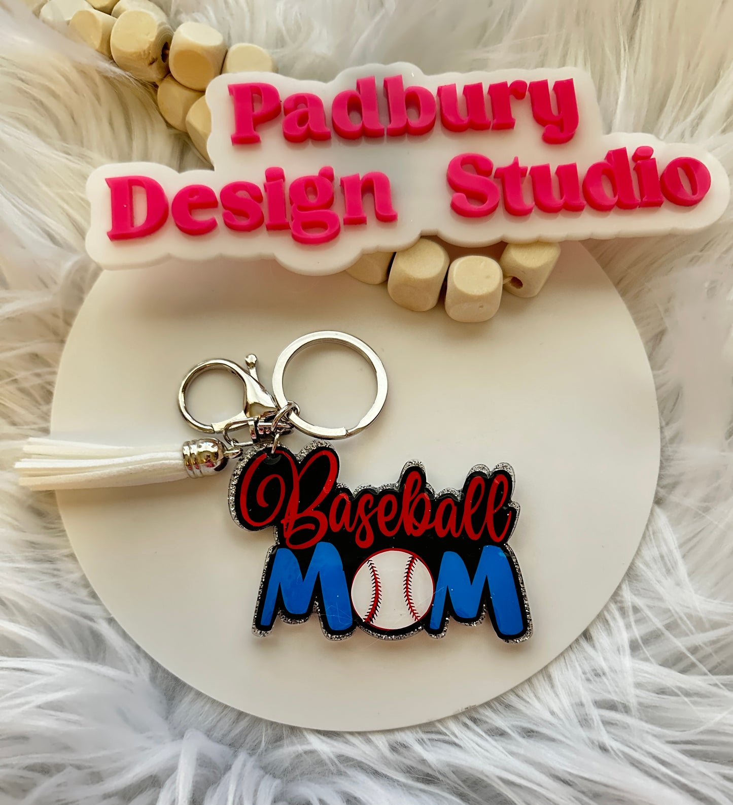 Baseball Mom Acrylic Keychain * Ready to Ship Out Immediately