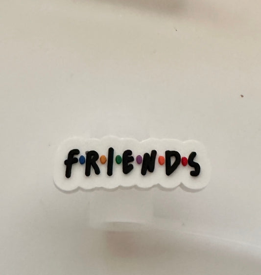 Friends Silicone Straw Toppers * Ships Out Immediately * Free Shipping * (Copy)