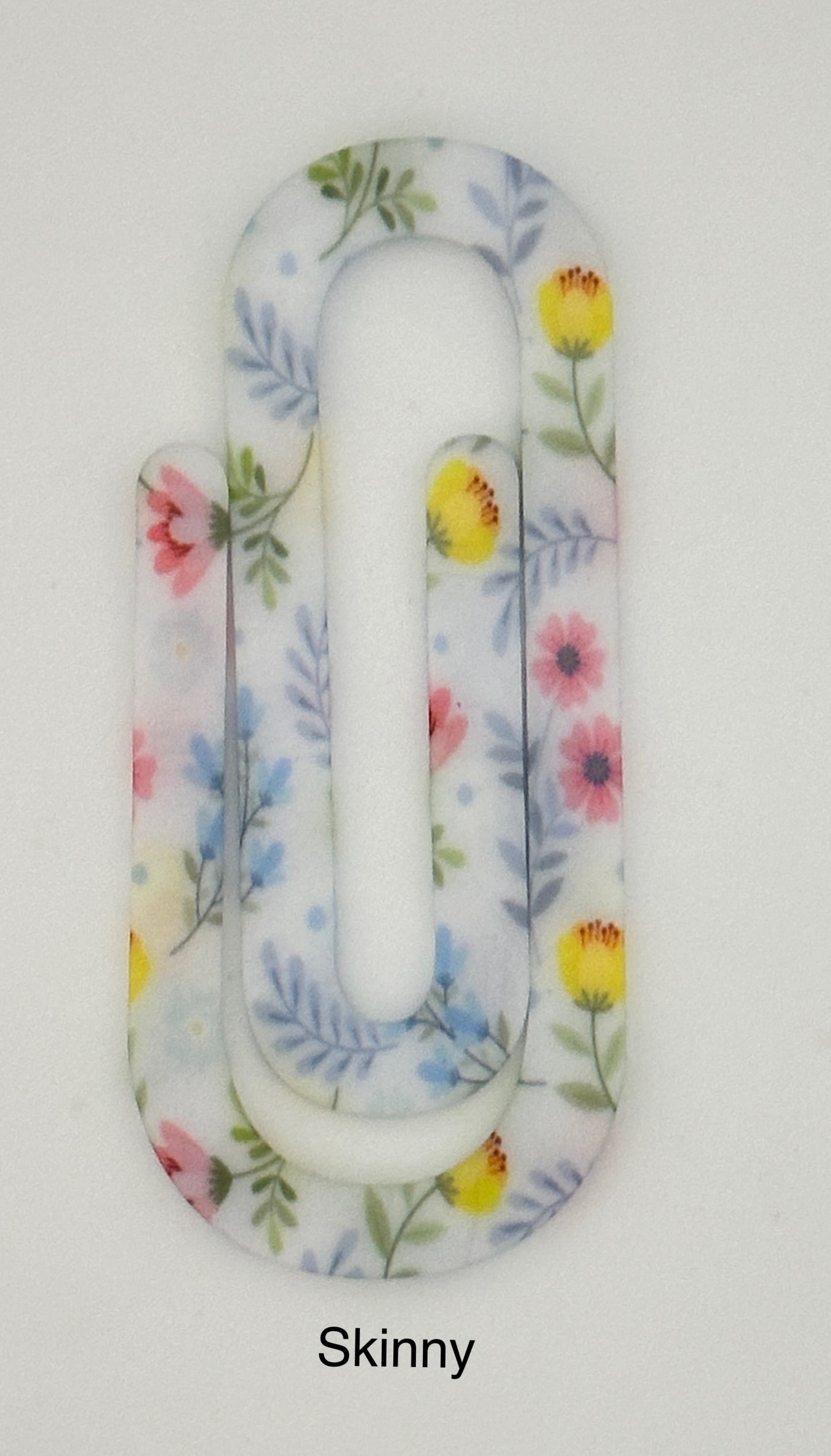 Dainty Flowers Paperclip Bookmark