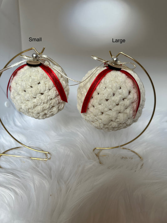 Crocheted Christmas Ornament * Ready to Ship Immediately * Free Shipping *