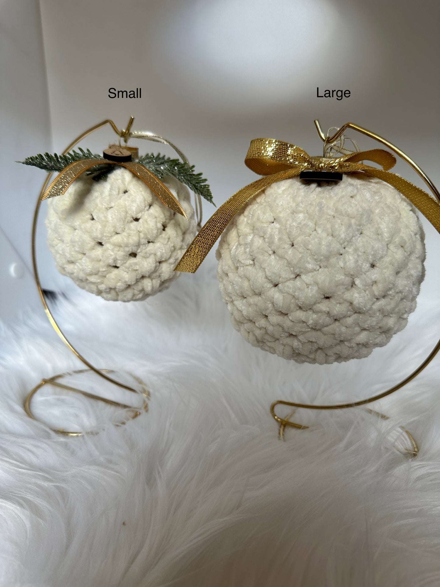 Crocheted Christmas Ornament * Ready to Ship Immediately * Free Shipping *