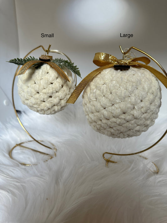 Crocheted Christmas Ornament * Ready to Ship Immediately * Free Shipping *