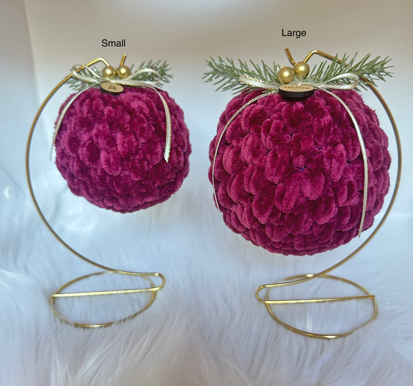 Crocheted Christmas Ornament * Ready to Ship Immediately * Free Shipping *