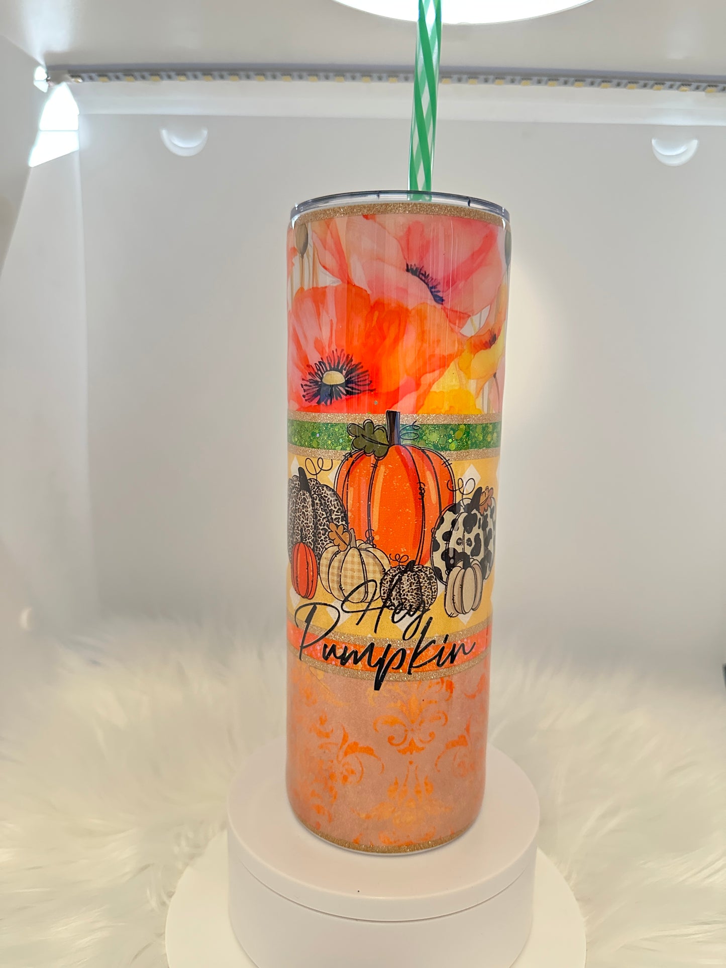 Fall * Autumn * Hey Pumpkin Tumbler * Ready to Ship * Free Shipping