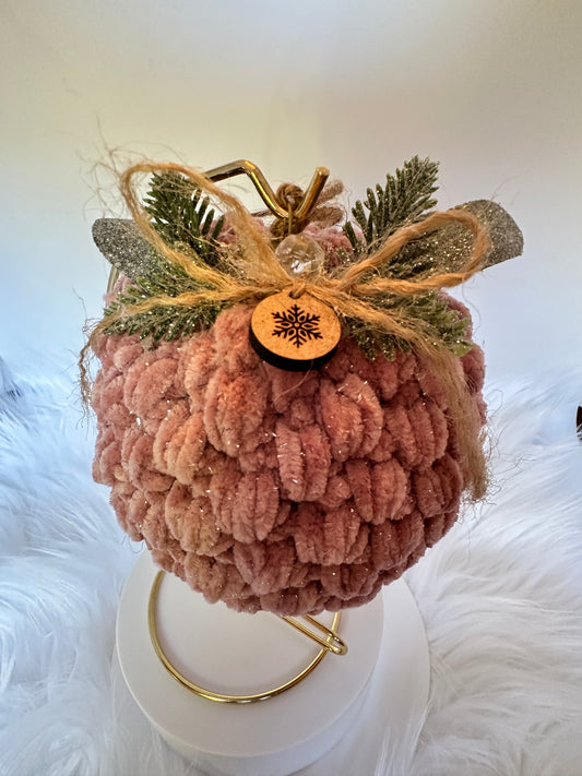 Crocheted Christmas Ornament * Ready to Ship Immediately * Free Shipping *