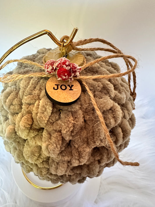 Crocheted Christmas Ornament * Ready to Ship Immediately * Free Shipping *