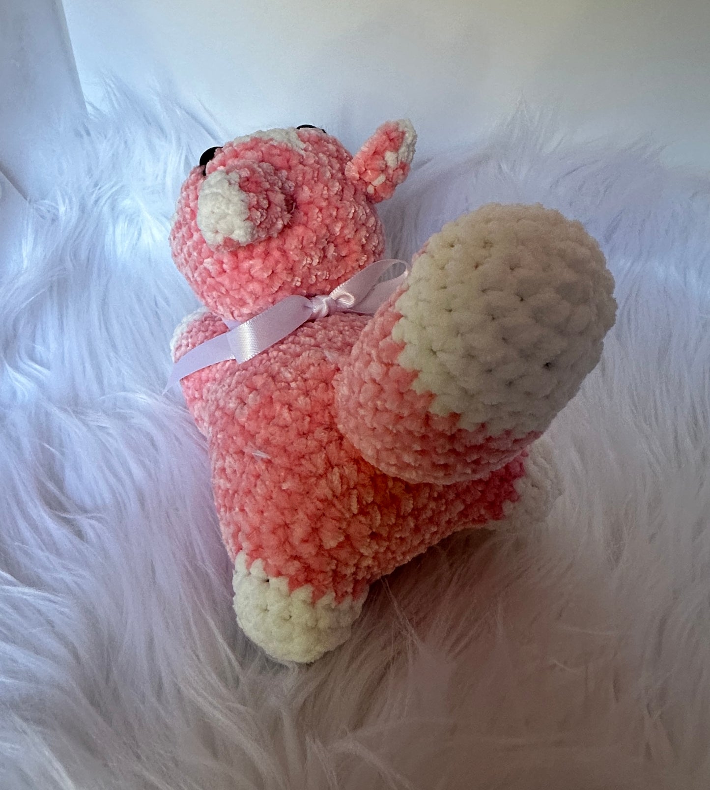 Crocheted Kitty Cat Plushy * Ready to Ship Immediately * Free Shipping *