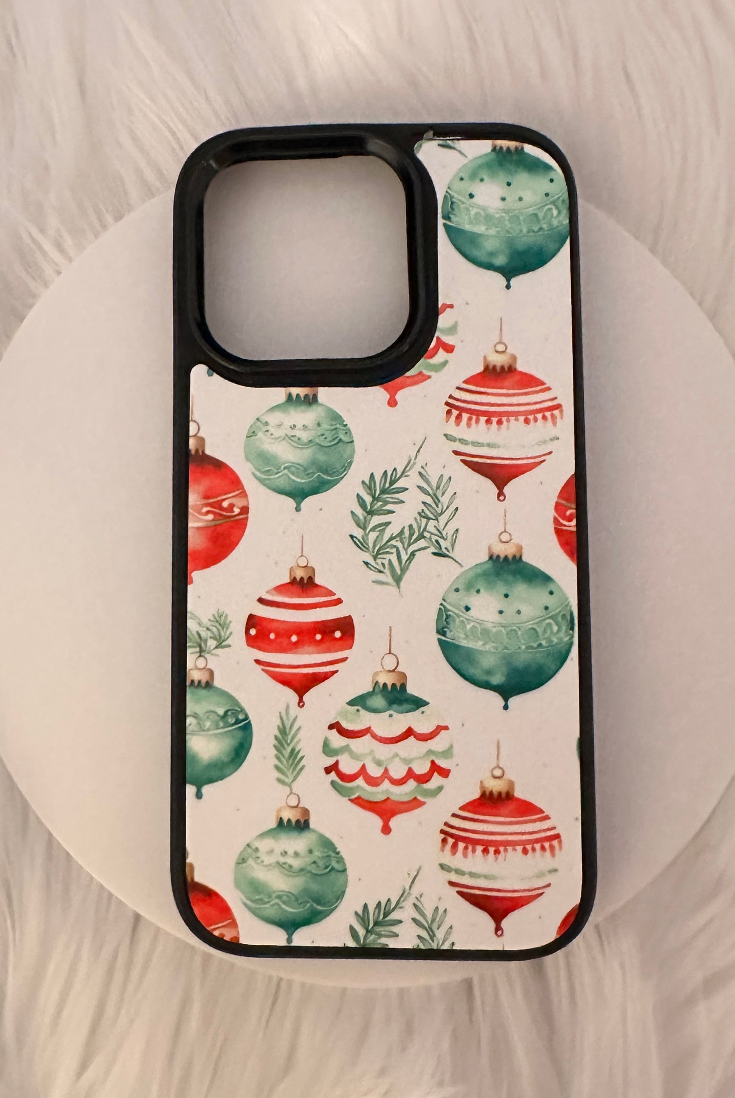 Christmas Themed Apple Cell Phone Case * Mag Safe * W/Optional Card Holder * Free shipping *