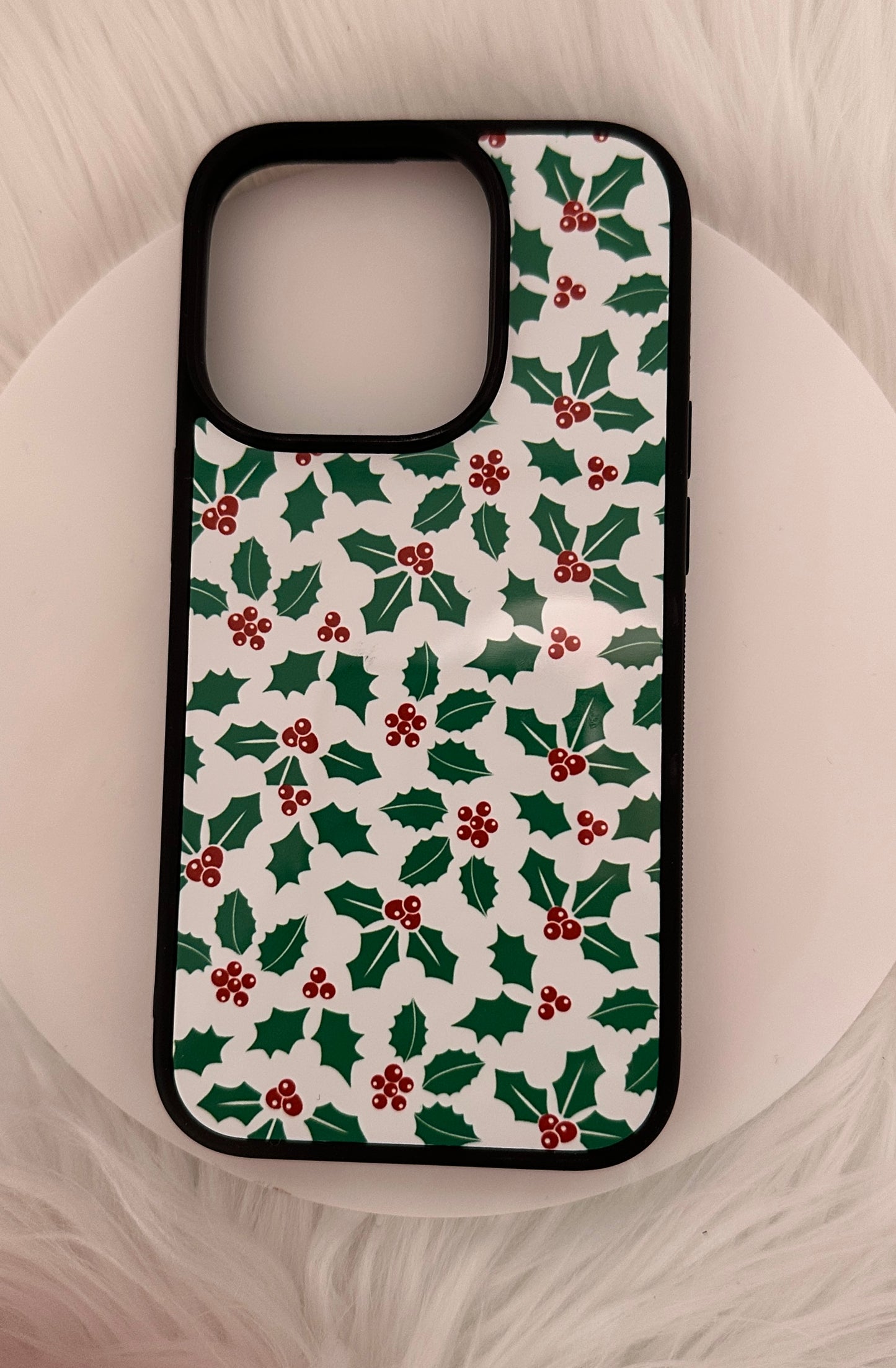 Christmas Themed Apple Cell Phone Case * Mag Safe * W/Optional Card Holder * Free shipping *