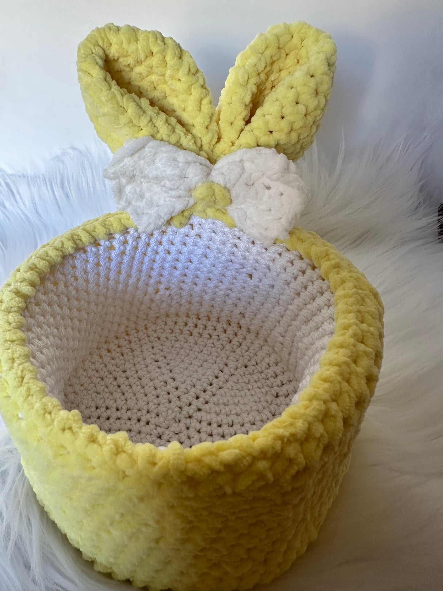 Crocheted Easter Basket