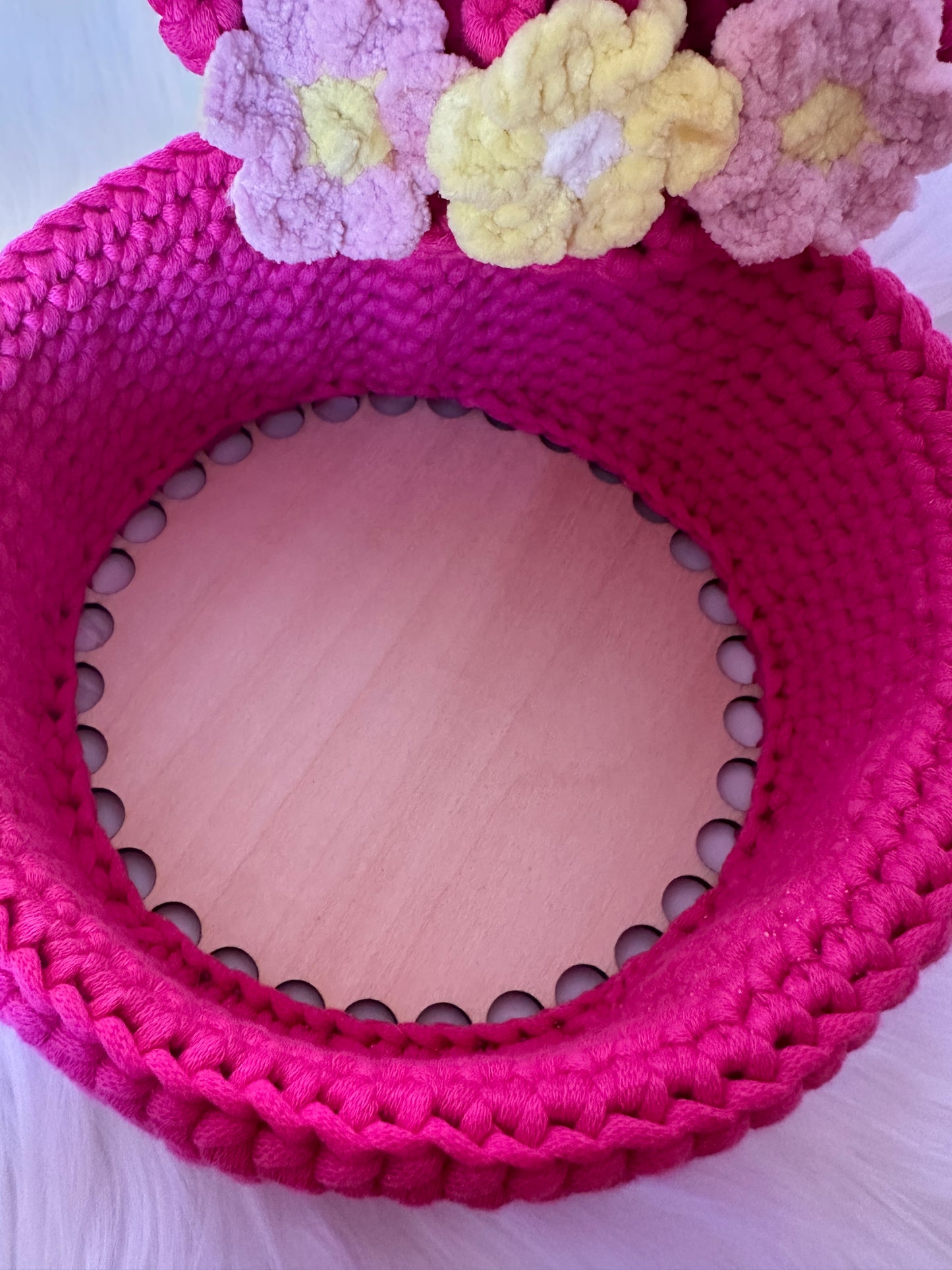Crocheted Easter Basket
