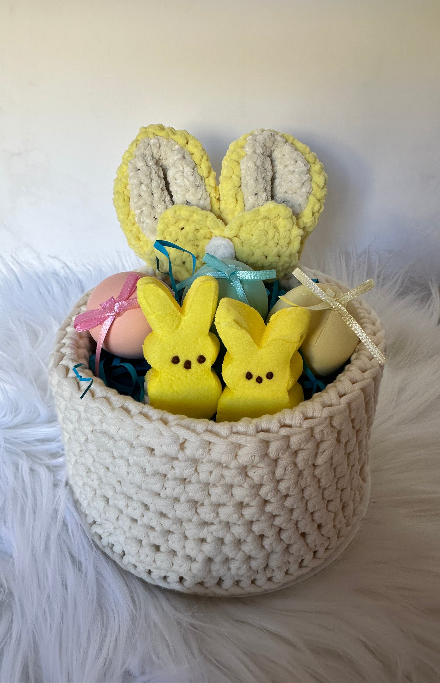 Crocheted Easter Basket