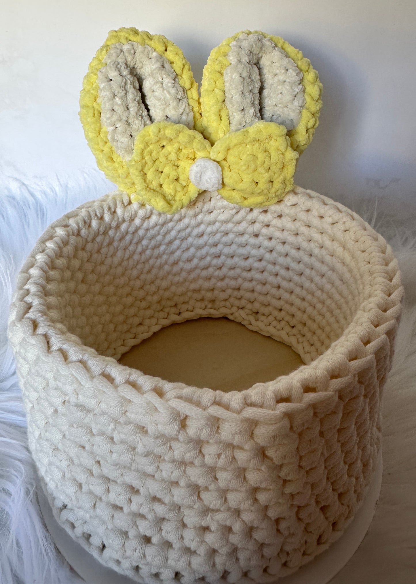 Crocheted Easter Basket