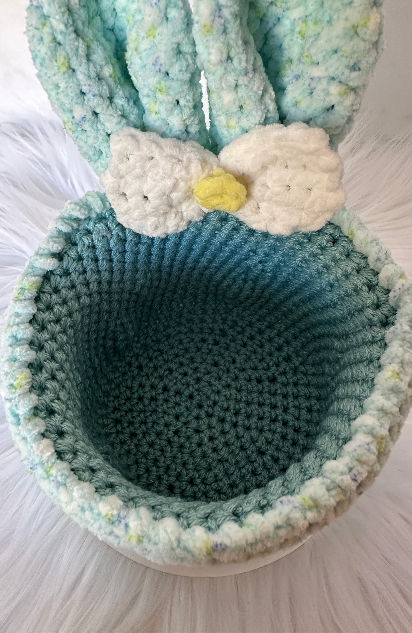 Crocheted Easter Basket