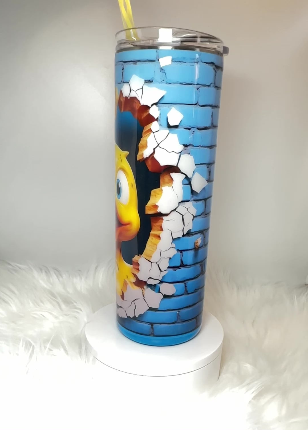 Duck Tumbler With 3D Bubble Topper | For Duck Sakes Tumbler | What The Duck  Tumbler | Duck Cup | Tumbler Topper | Rubber Ducky Tumbler