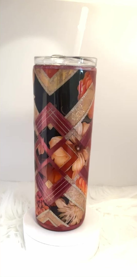 Fall Colors Template Tumbler * Fall * Resin Tumbler * Ships Out Immediately * Free Shipping *